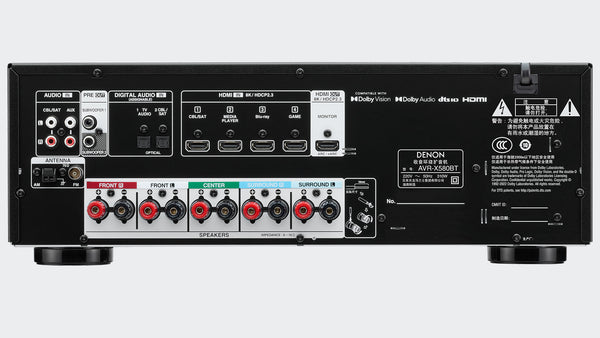 Denon AVR-X580BT 5.2 130W 8K AV Reciever – The HiFi Shop